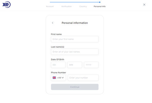 Add personal information