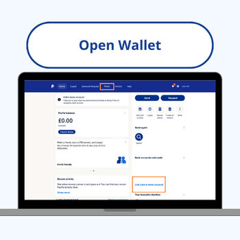 Go to your PayPal wallet