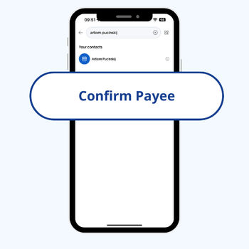 Confirm payee