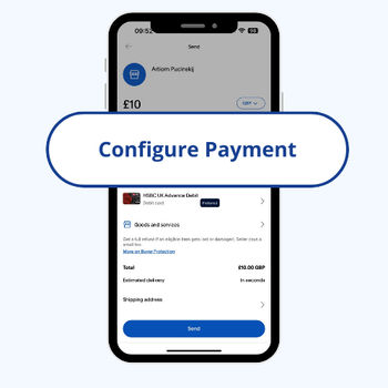 Configure payment option