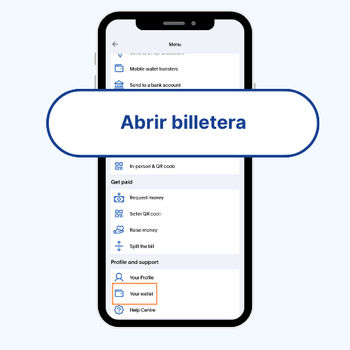 Ve a tu billetera de PayPal