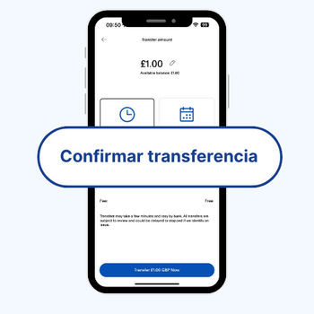 Confirma la transferencia