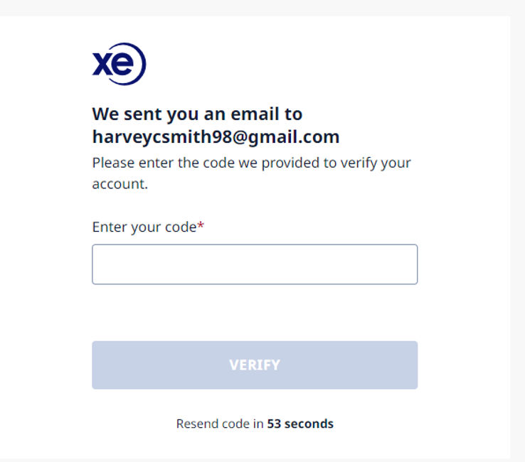 Verify email