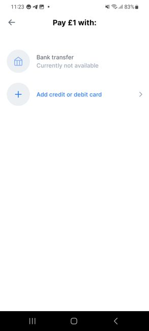 Choose payment method