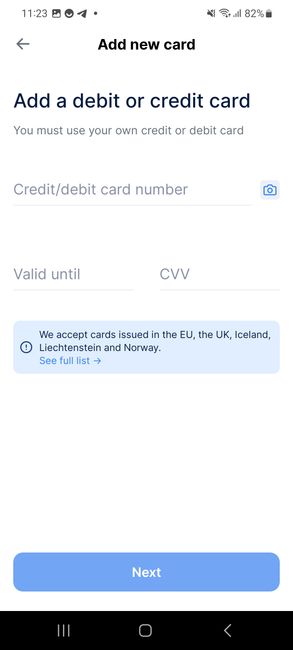 Add card