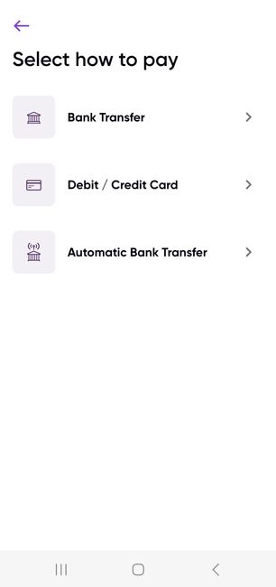Choose payment