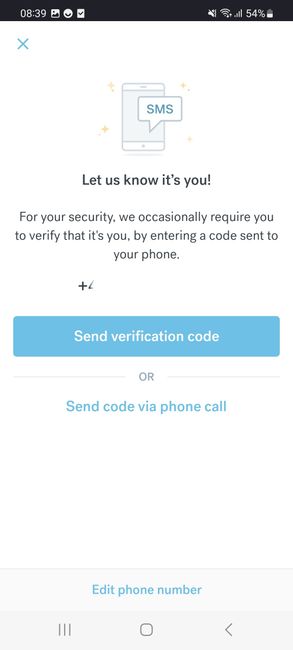 Verify phone