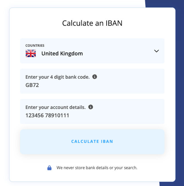 Enter your details