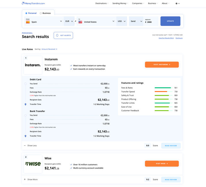 Choose the right provider