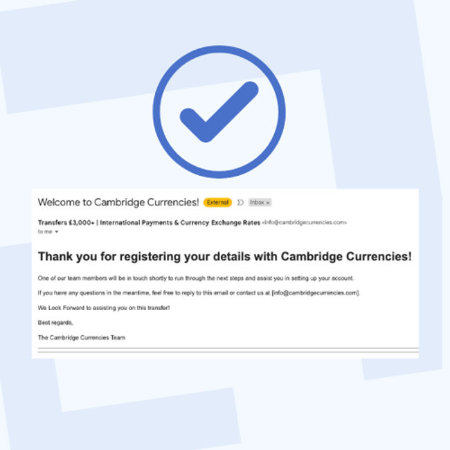 Submit and get confirmation