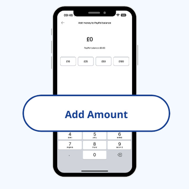 Enter the amount