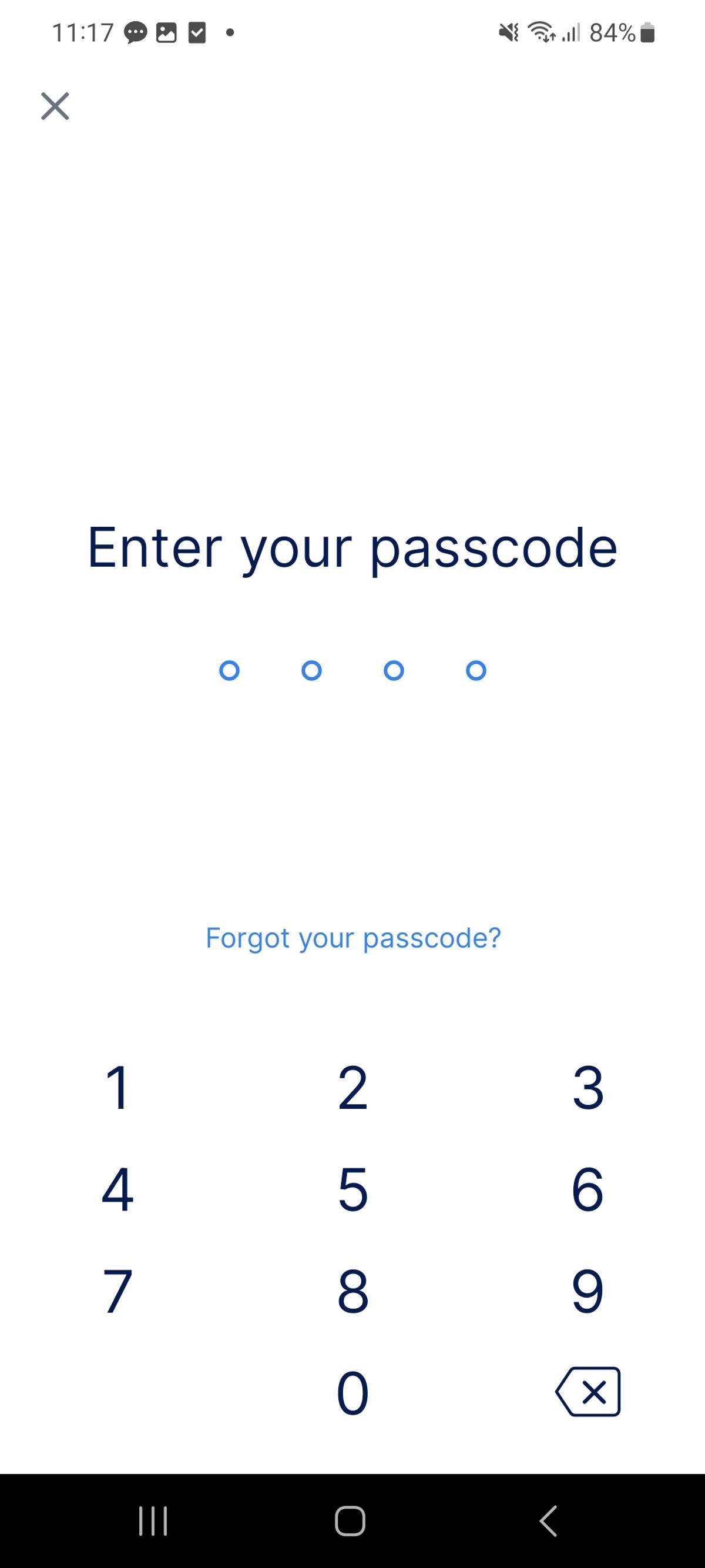 Create a passcode