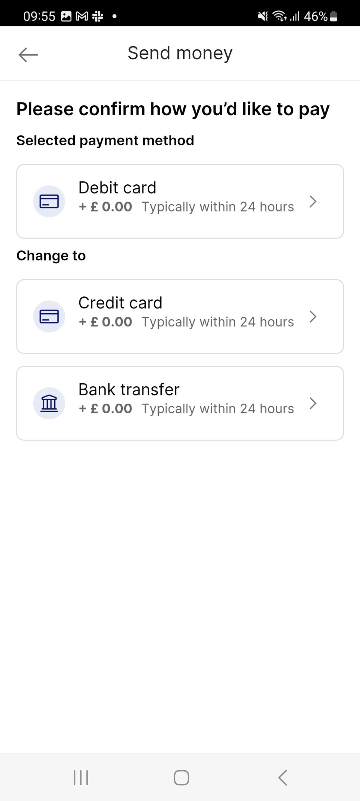 Add payment details