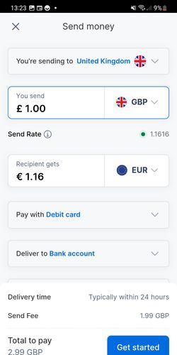 Xe is the cheapest way to send money from United Kingdom (GBP) to Mauritius (MUR) - Xe Screenshot 2
