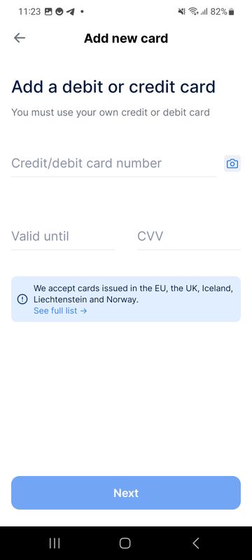 Add card