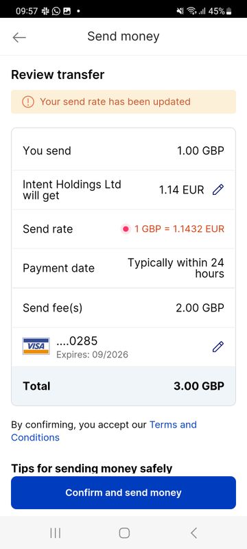 Review transfer