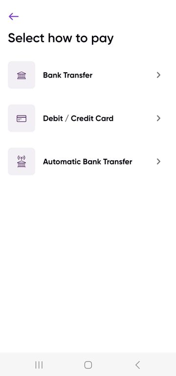 Choose payment