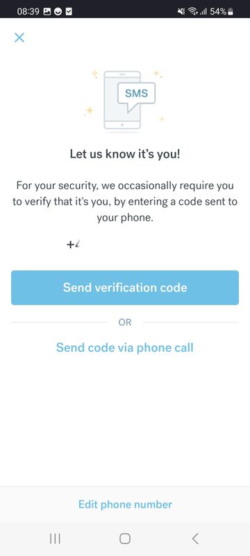Verify phone