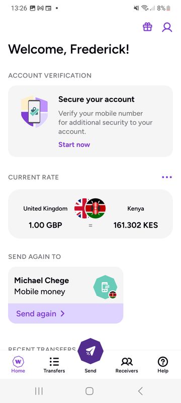 WorldRemit screenshot