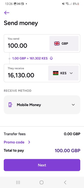 WorldRemit screenshot