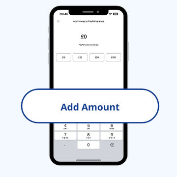 Enter the amount