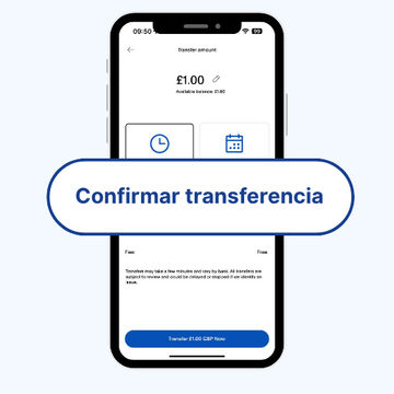 Confirma la transferencia