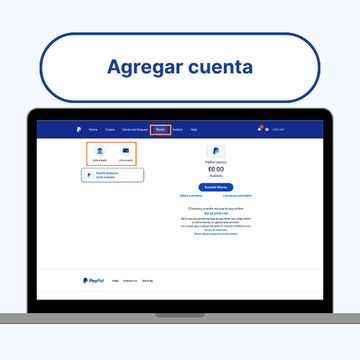 Agrega una cuenta