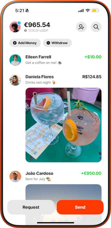 Sling Money app screenshot