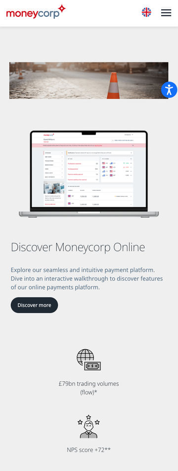 Moneycorp screenshot