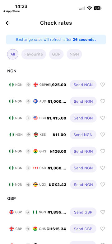 Africhange screenshot