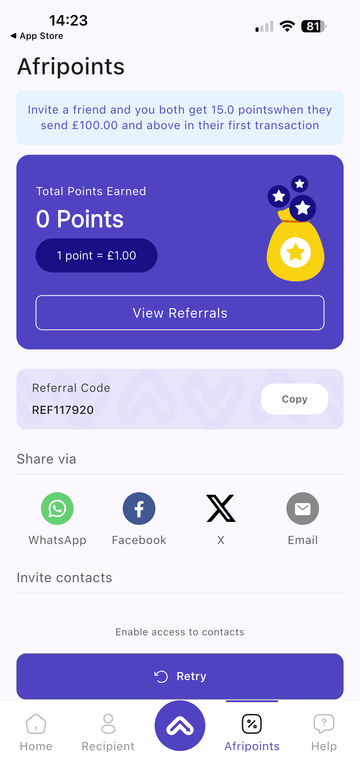 Africhange screenshot