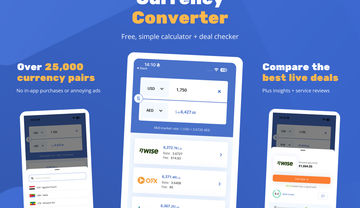 Currency Converter + Deals - App by MoneyTransfers.com